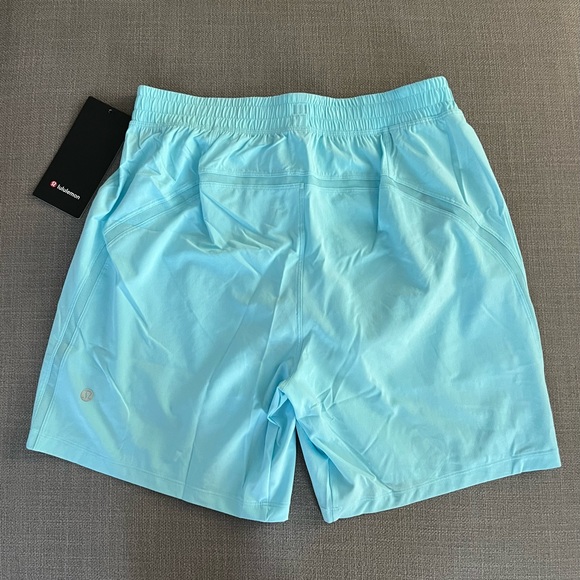 Lululemon Pace Breaker Lined Short 7" Cyan Blue - Picture 3 of 7